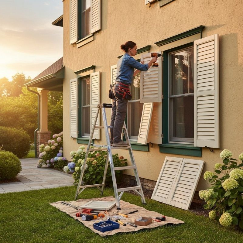 Shutter Handle Repair in Kansas City, KS