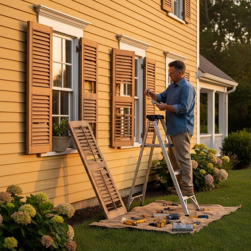 Shutter Reattachment in Olathe, KS