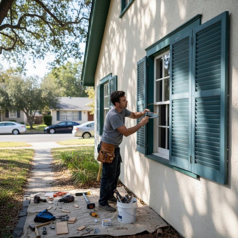 Shutter Reattachment in Littleton, CO